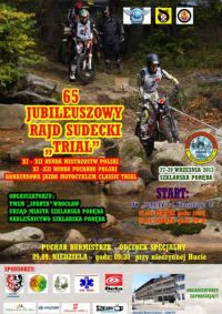 65 Jubileuszowy motocyklowy Rajd Sudecki „TRIAL”